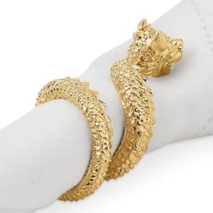 Williams Sonoma Dragon Napkin Ring NWT